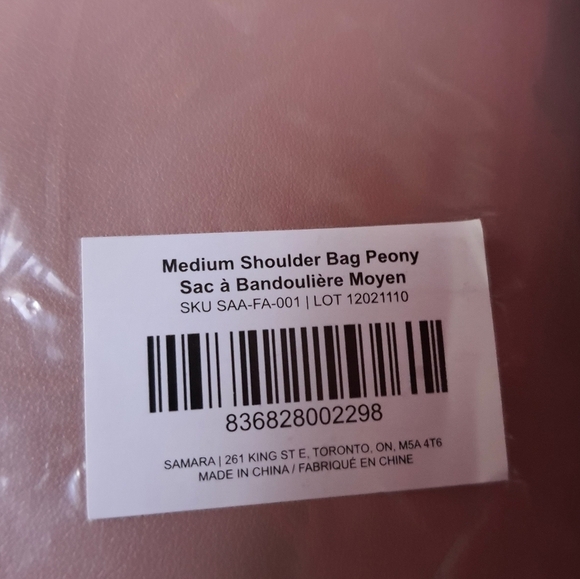 SAMARA Peony Vegan Leather Shoulder Bag - Picture 5 of 9